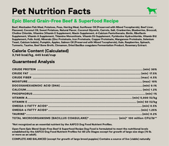 Epic Blend Beef & Superfood Grain-Free Dog Kibble