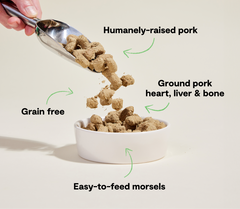 Farmer's Table Pork Freeze Dried Raw Morsels for Dogs