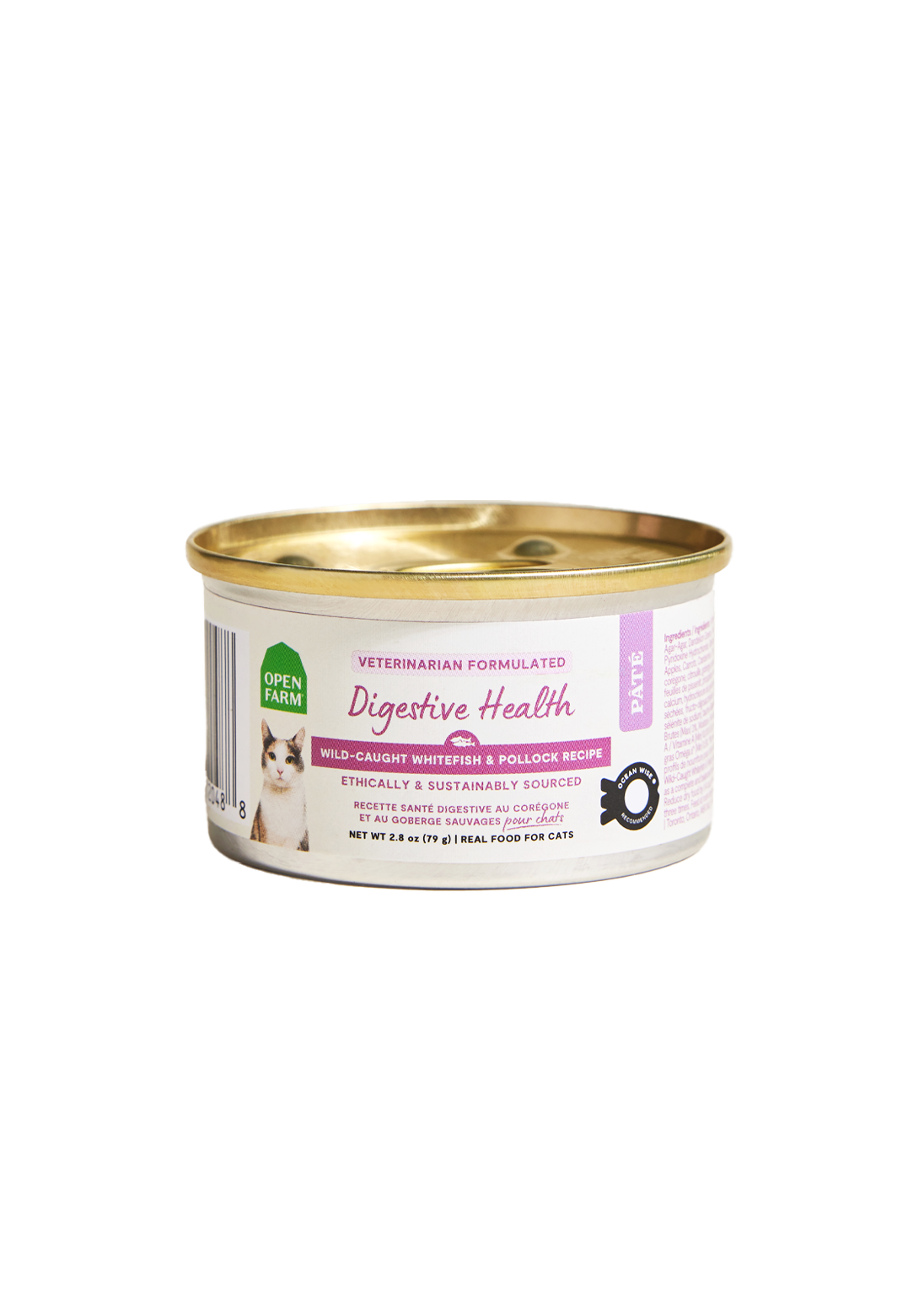 Wild-Caught Whitefish & Pollock Digestive Health Pâté for Cats