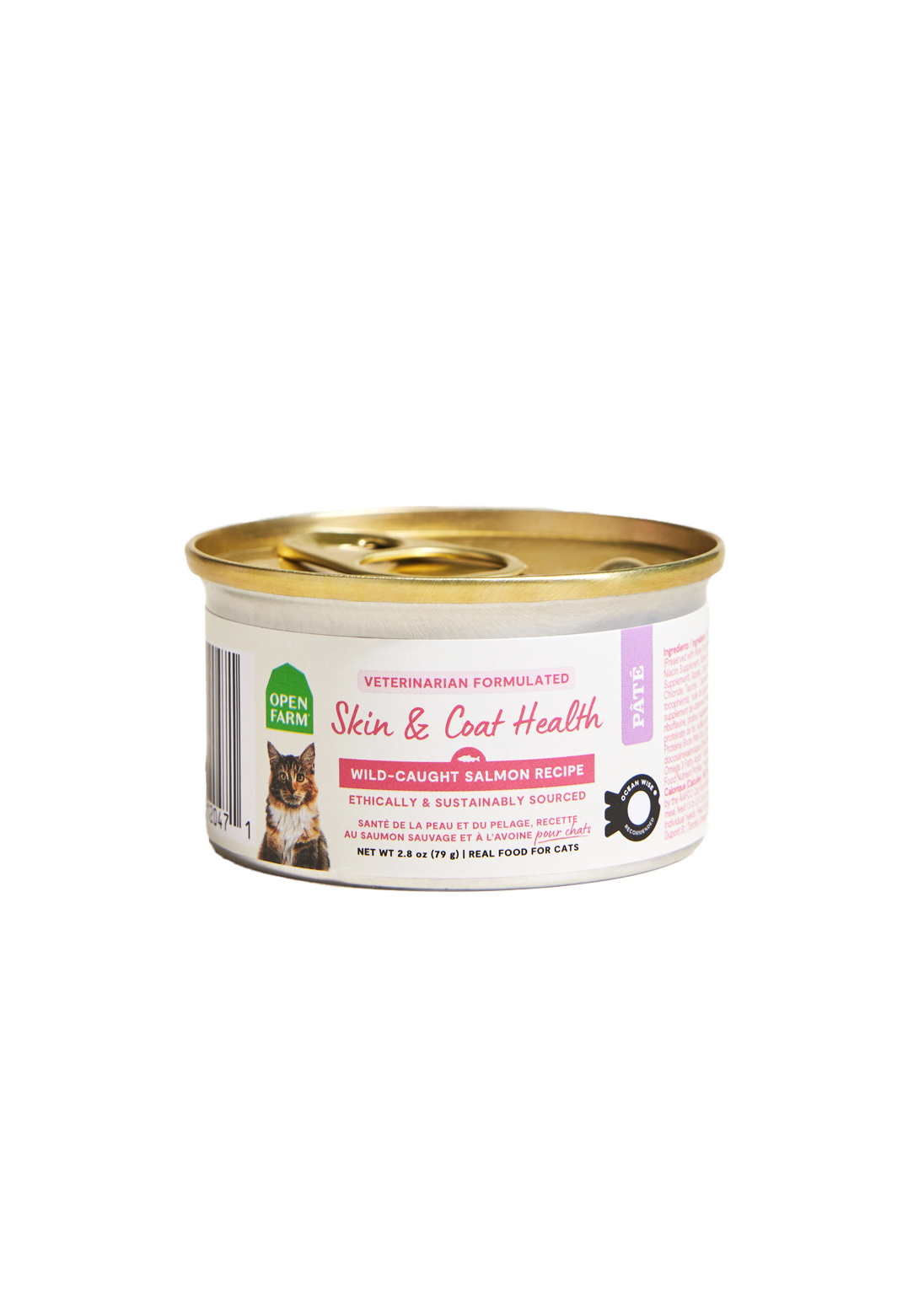 Wild-Caught Salmon Skin & Coat Health Pâté for Cats