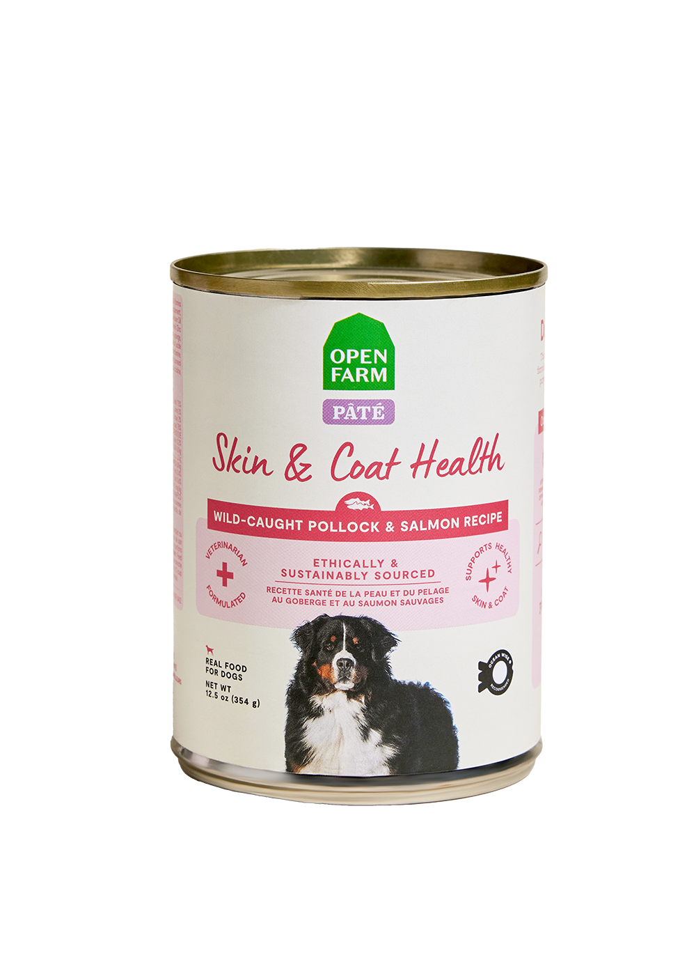 Wild-Caught Pollock & Salmon Skin & Coat Health Pâté for Dogs