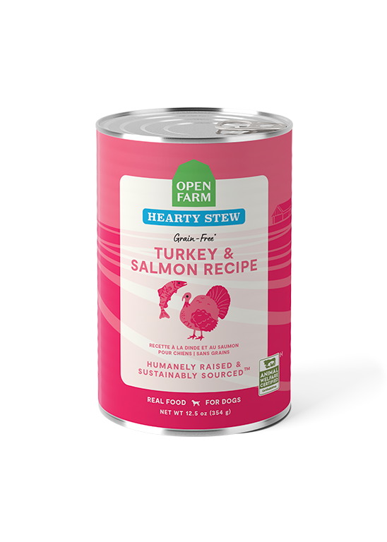 Turkey & Salmon Hearty Stew Wet Dog Food