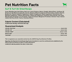 Surf & Turf Air Dried Recipe for Dogs