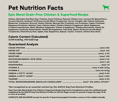 Epic Blend Chicken & Superfood Grain-Free Dog Kibble