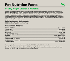 Chicken & Whitefish Healthy Weight Dog Kibble