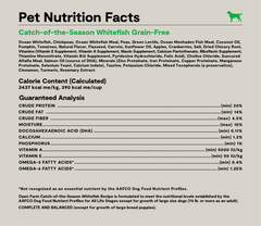 Whitefish Grain-Free Dog Kibble