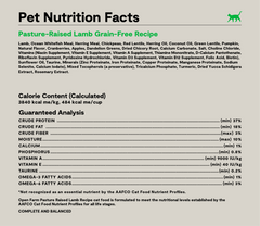 Pasture-Raised Lamb Grain-Free Cat Kibble