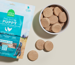 Chicken & Salmon Freeze Dried Raw Patties for Puppies