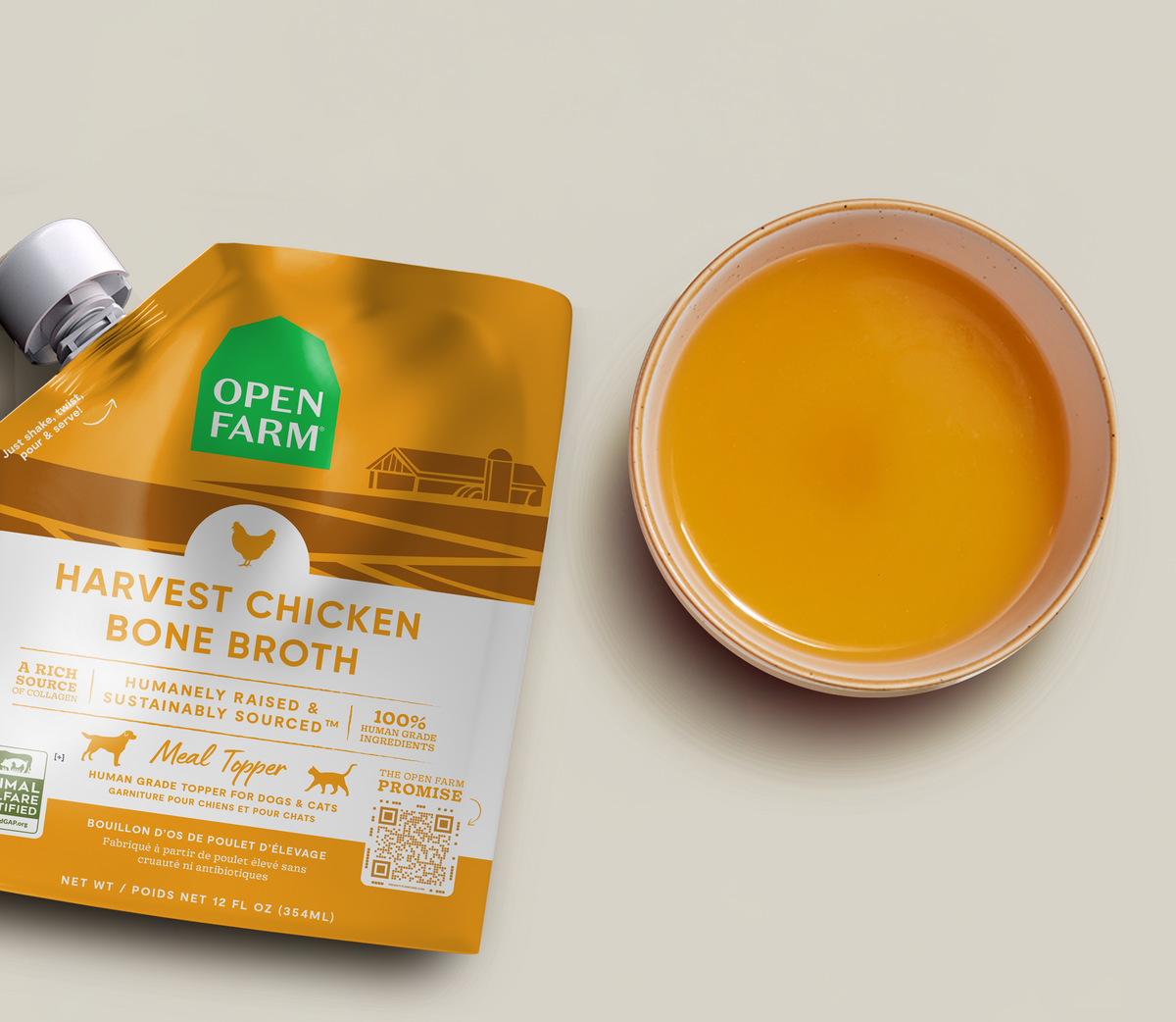 Harvest Chicken Bone Broth for Cats