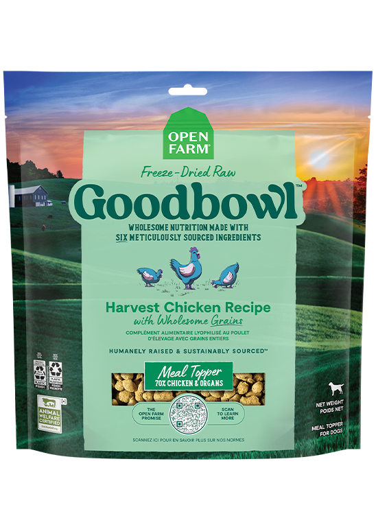 Goodbowl™ Harvest Chicken Freeze Dried Raw Morsels for Dogs