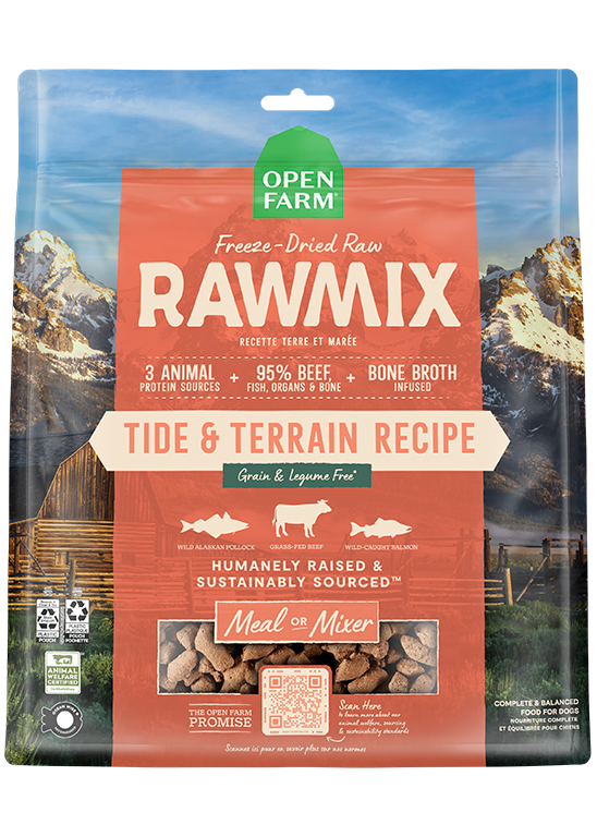 RawMix Tide & Terrain Freeze Dried Raw Morsels for Dogs