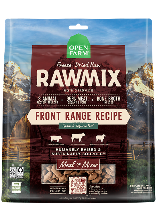 RawMix Front Range Freeze Dried Raw Morsels for Dogs