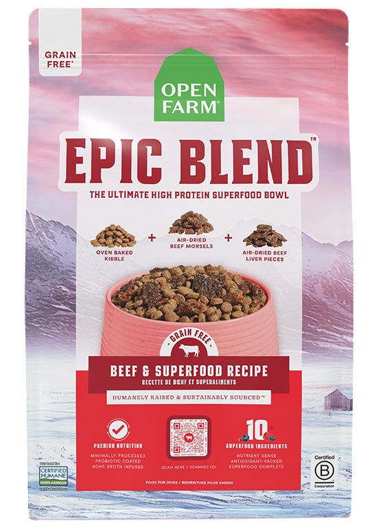 Epic Blend Beef & Superfood Grain-Free Dog Kibble